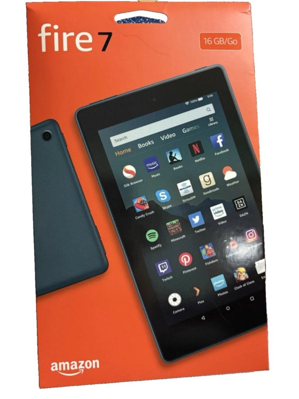 Amazon Kindle Fire 7 Tablet 16GB 9th Generation With Alexa 7" BLACK - NEW SEALED